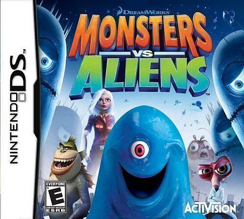 Monsters Vs Aliens (EU) (USA) Game Cover